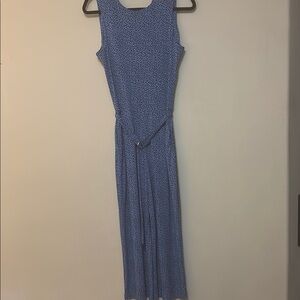 MICHAEL Michael Kors Blue Patterned Jumpsuit